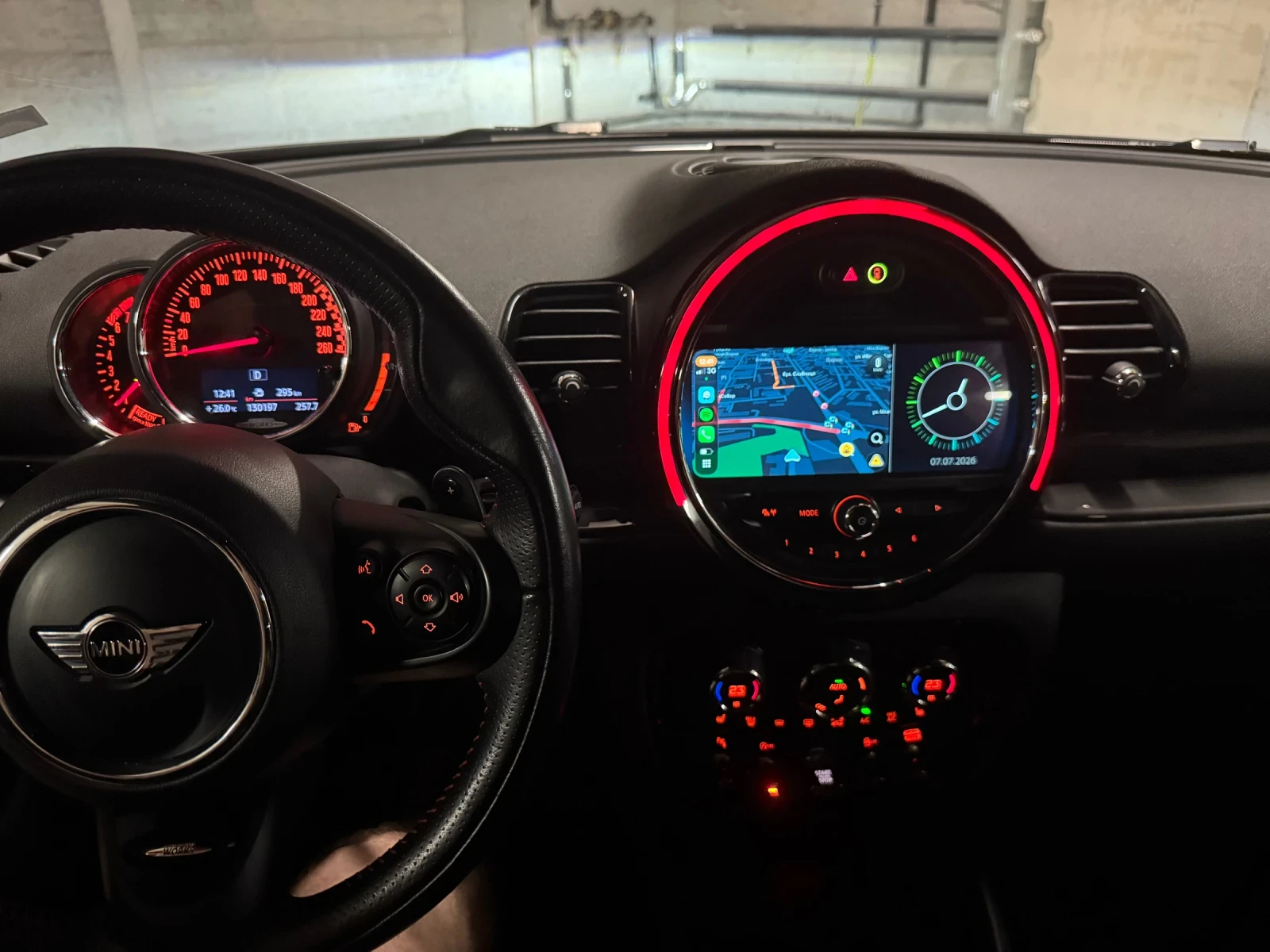 Mini Clubman John Cooper Works ALL4 | CarPlay | Harman cardon, снимка 16 - Автомобили и джипове - 55211802