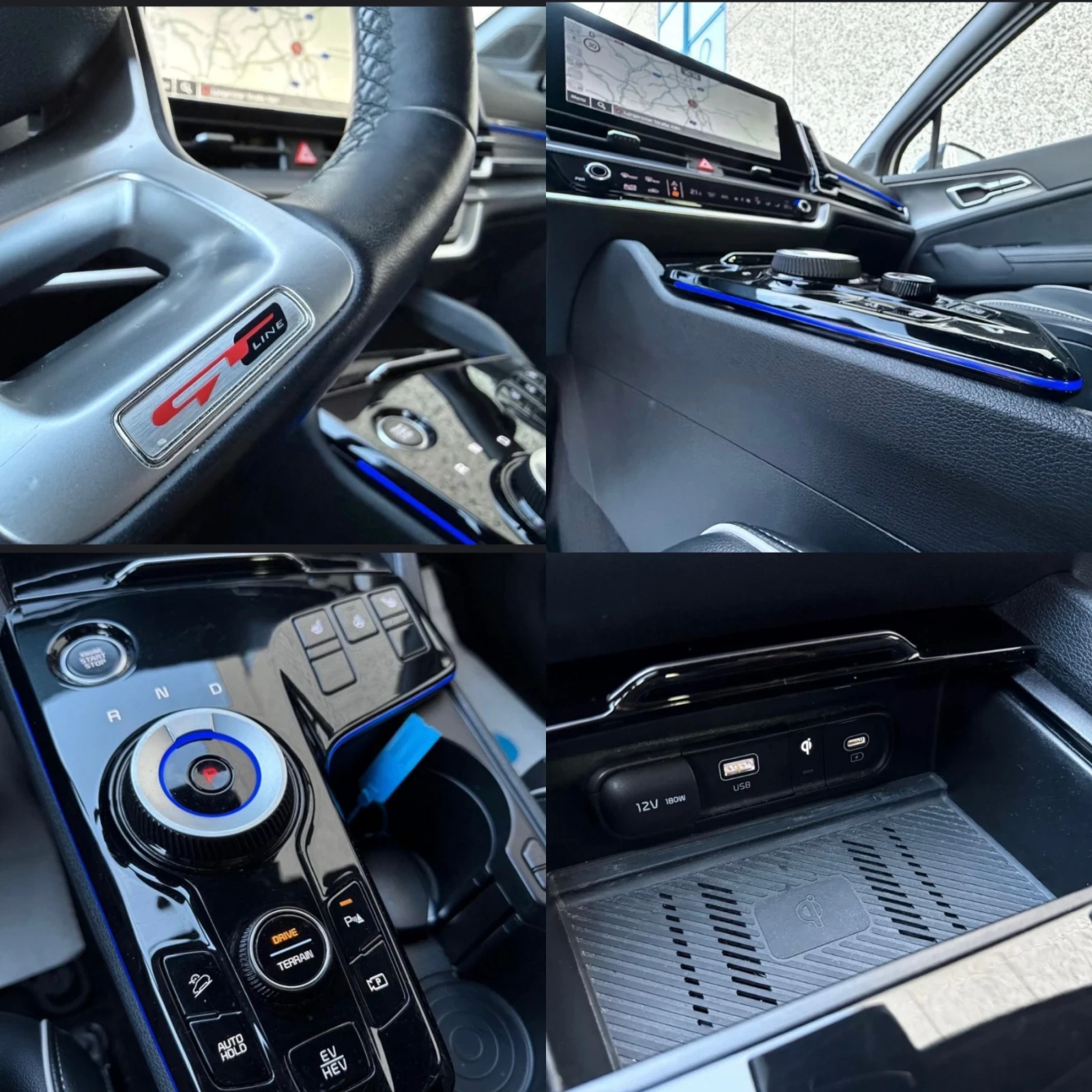 Kia Sportage GT-Line 1.6 TGDi PHEV 4х4 265кс./KEYLESS/ПОДГРЕВ, снимка 16 - Автомобили и джипове - 53752072