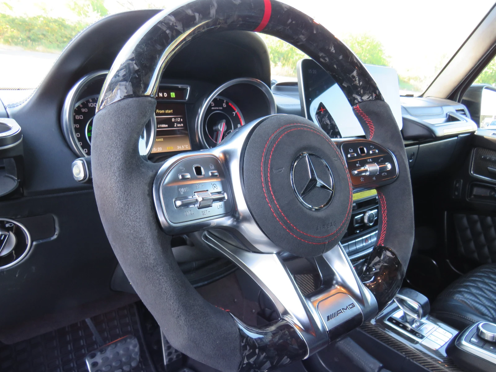 Mercedes-Benz G 63 AMG * * * BRABUS CARBON LED NARDO* * * , снимка 13 - Автомобили и джипове - 55842020