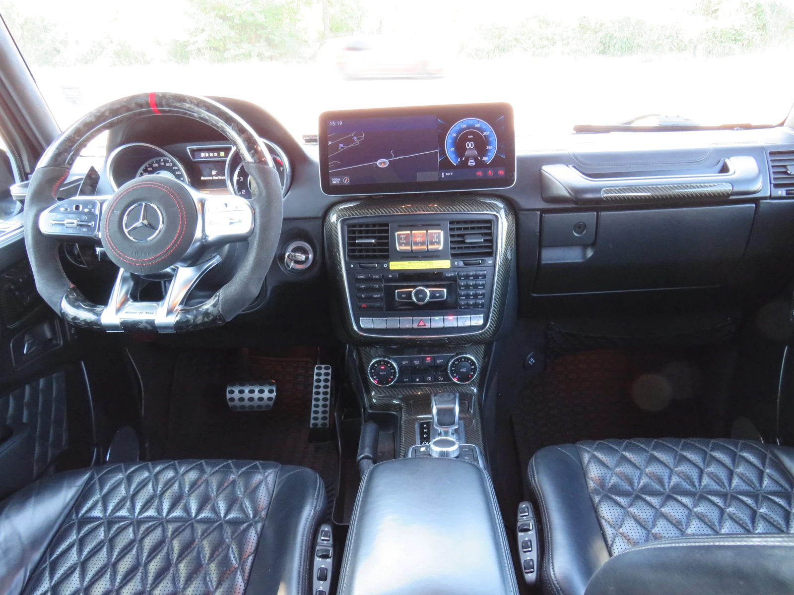Mercedes-Benz G 63 AMG * * * BRABUS CARBON LED NARDO* * * , снимка 12 - Автомобили и джипове - 55842020