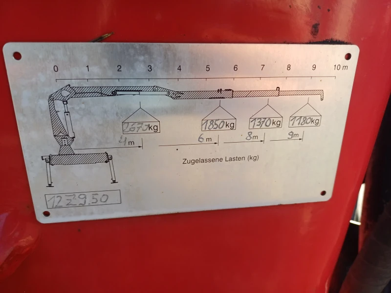 Man Tgs Z -Кран Penz 12Z, снимка 6 - Камиони - 49417057