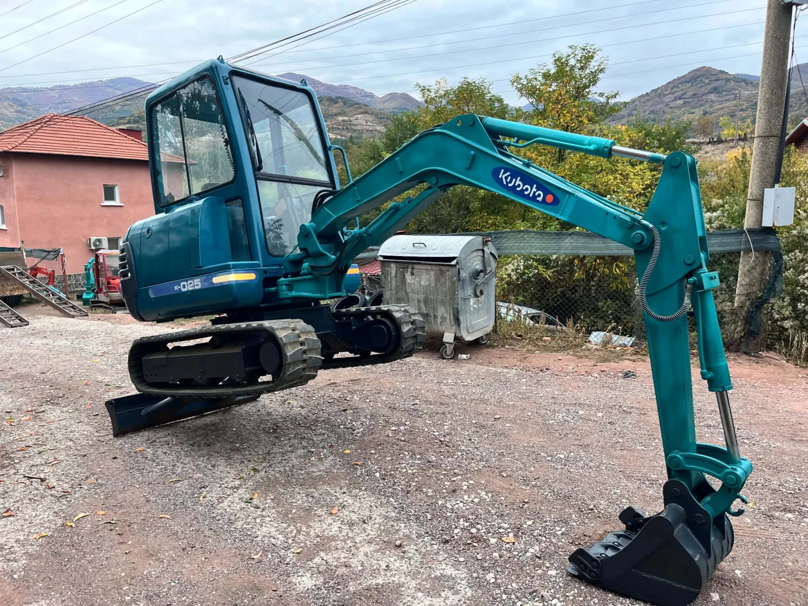 Багер Kubota k025, снимка 5 - Индустриална техника - 56497216