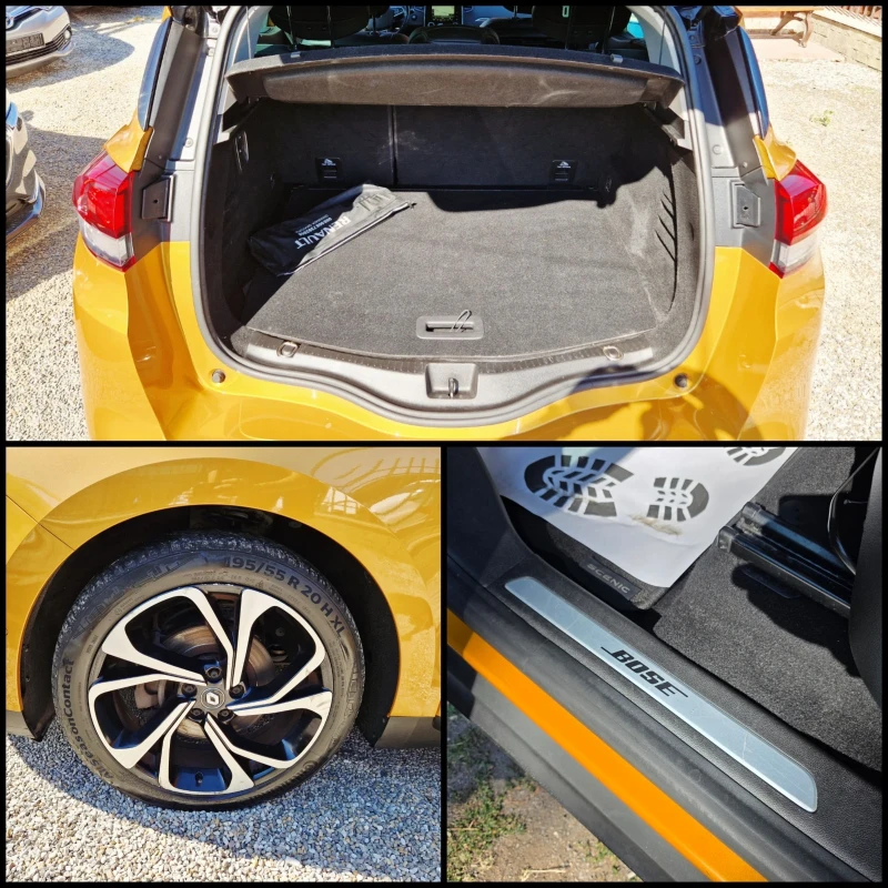 Renault Scenic 1.5DCI/BOSE/LINE-ASSIST/РЕАЛНИ КИЛОМЕТРИ/, снимка 16 - Автомобили и джипове - 51819168