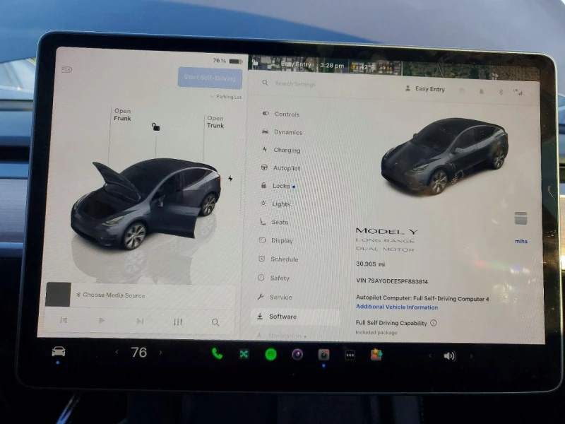 Tesla Model Y LONG RANGE* AWD* ПАНОРАМА* КОЖА* ПОДГРЕВИ* , снимка 9 - Автомобили и джипове - 53564603