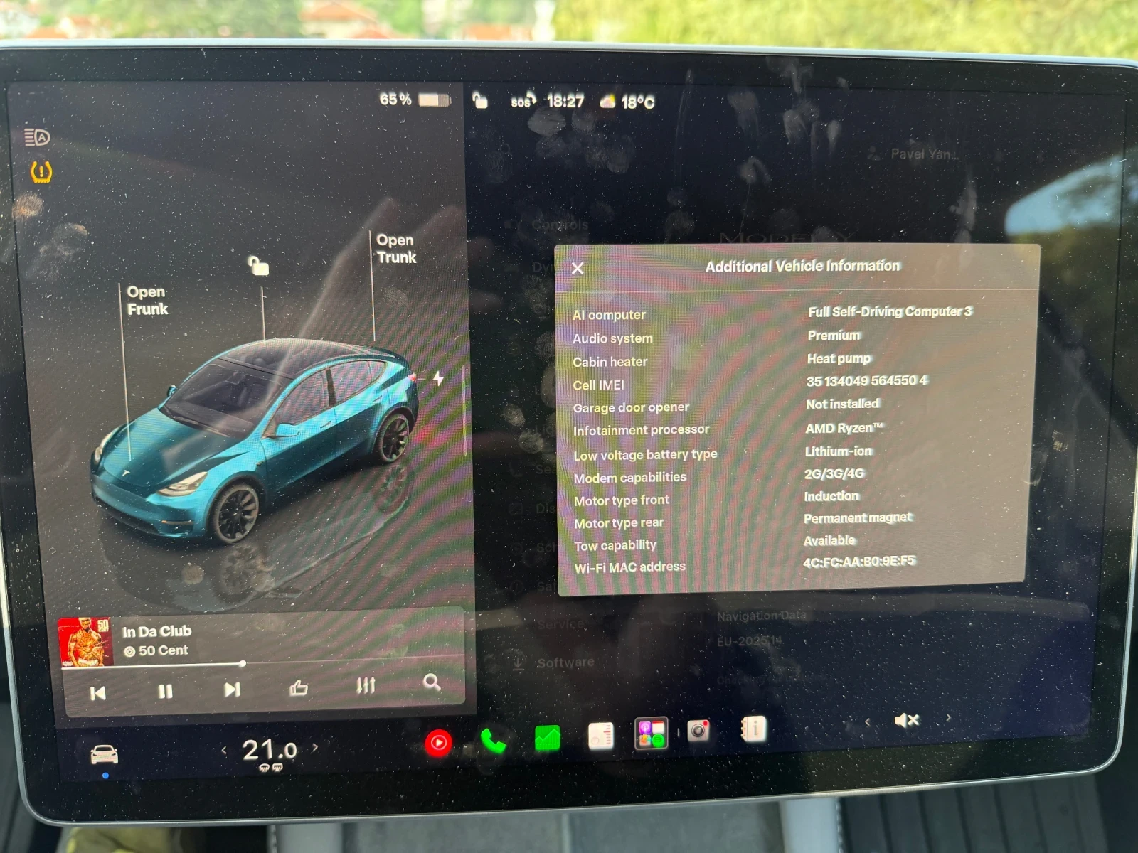 Tesla Model Y Dual Motor от 1ви собственик, снимка 6 - Автомобили и джипове - 54664746