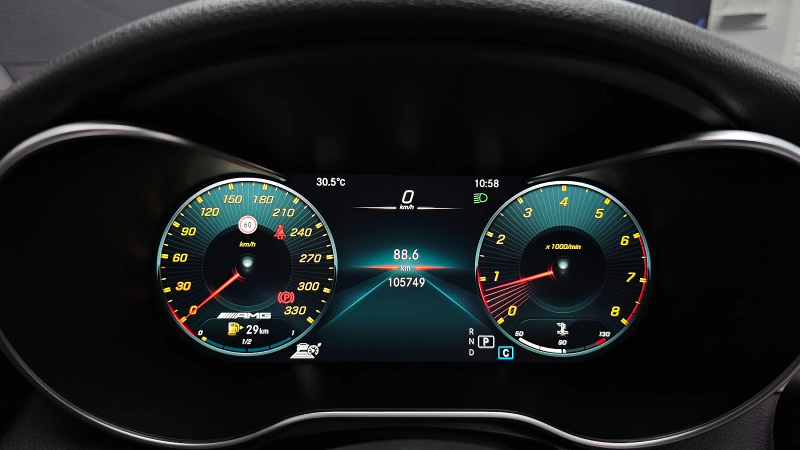 Mercedes-Benz C 200 ACC | Шибедах | Памет, снимка 6 - Автомобили и джипове - 56009602