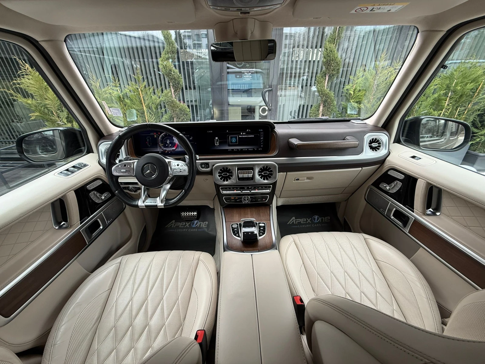 Mercedes-Benz G 63 AMG AMG/MANUFAKTUR/OLIVE MAGNO 2/, снимка 13 - Автомобили и джипове - 53911935