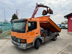 Mercedes-Benz 814 Atego 818 d* Тристранен самосвал + Кран, снимка 3