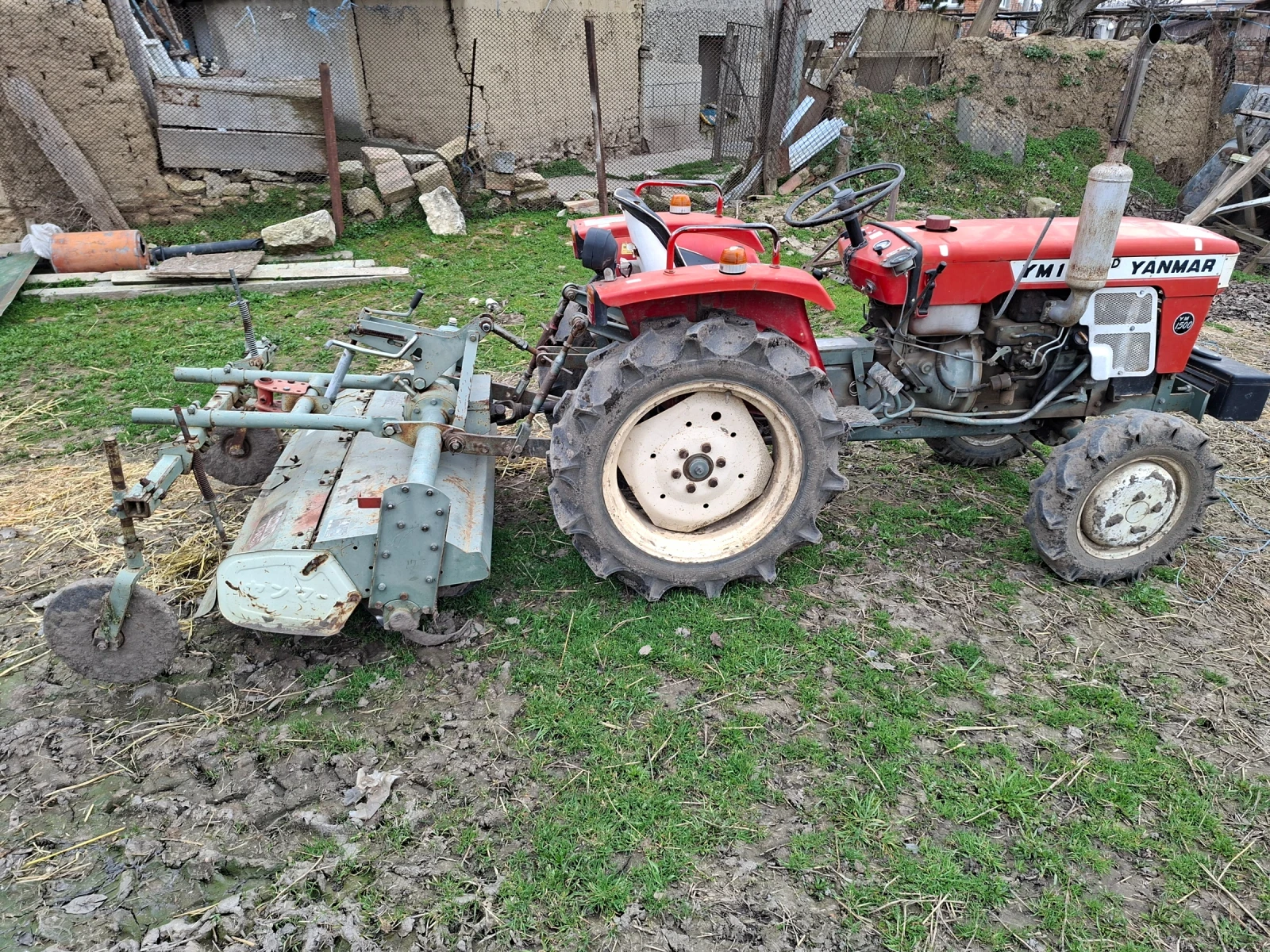 Трактор Yanmar Ym 1500d , снимка 3 - Селскостопанска техника - 53840727