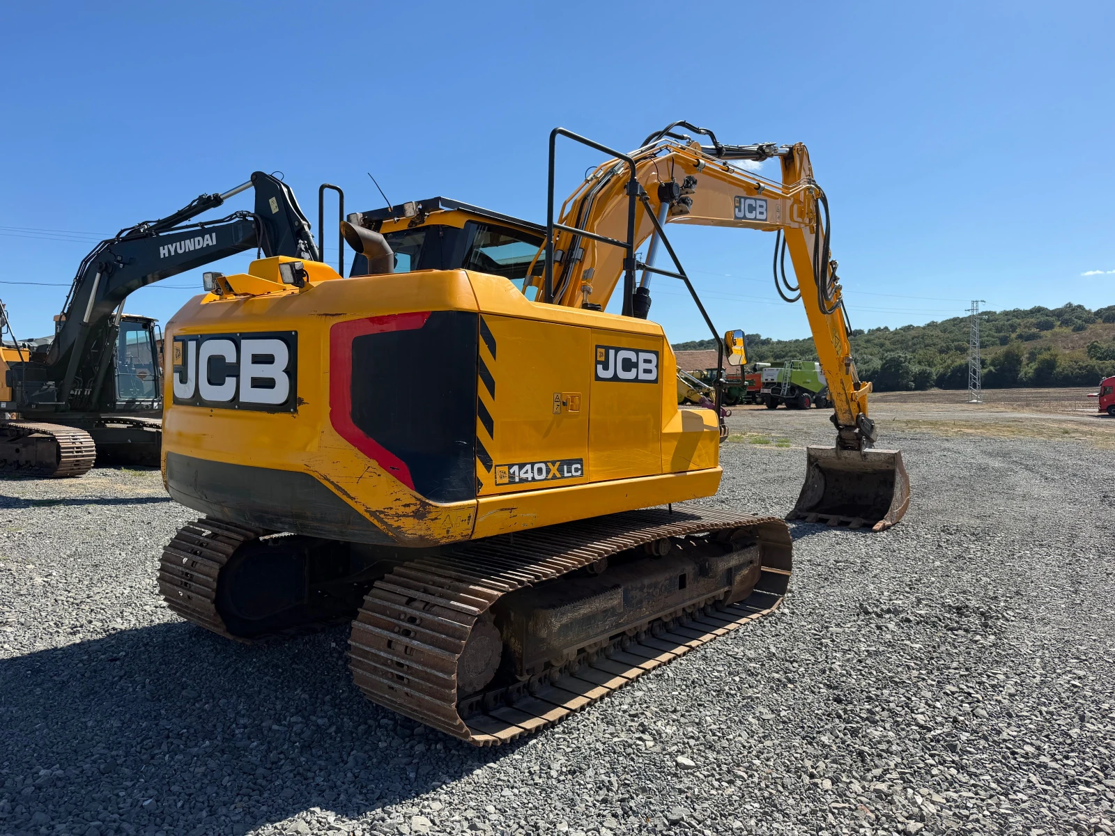Багер JCB 140 X LC САМО 3700 МОТО ЧАСА ЛИЗИНГ, снимка 7 - Индустриална техника - 55728948