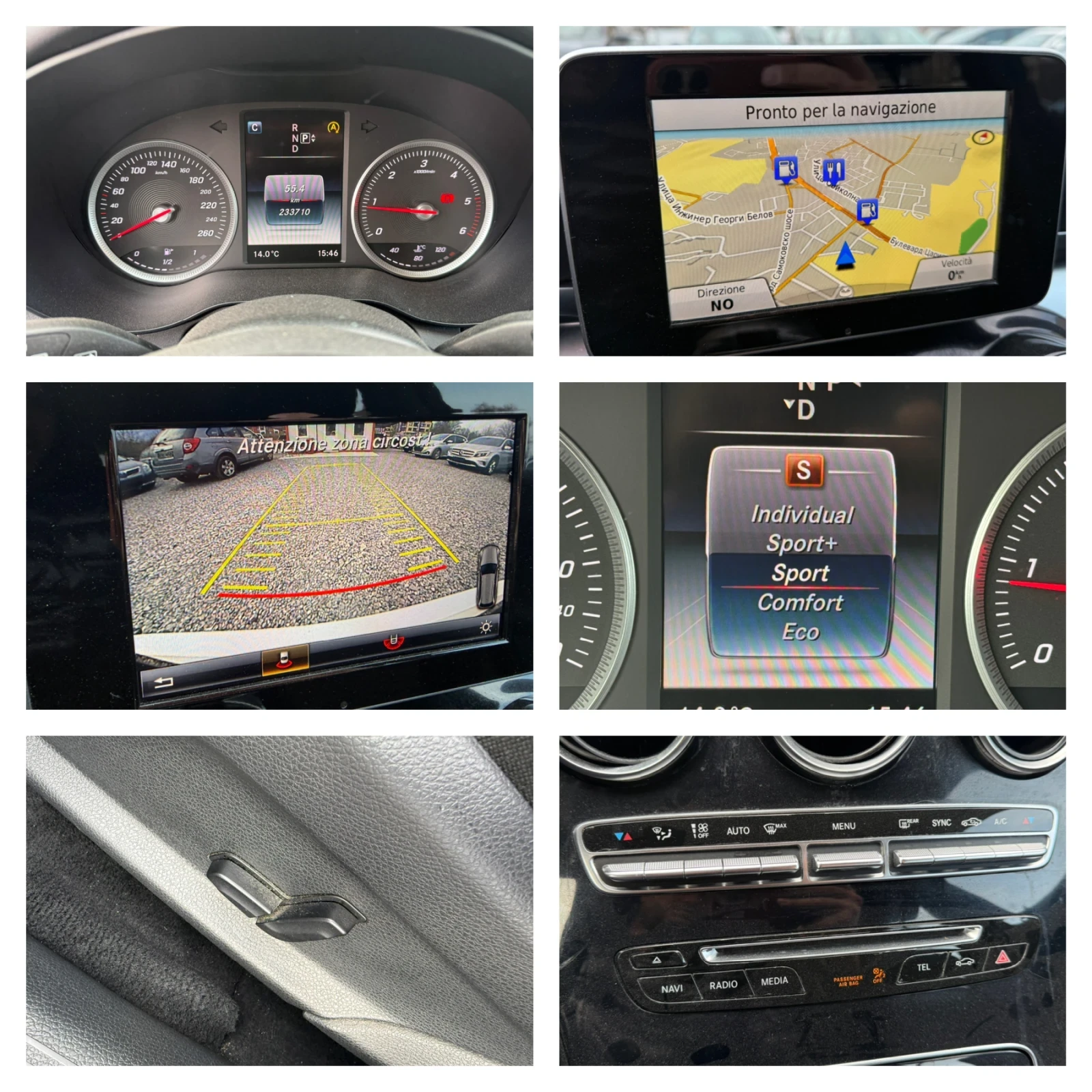 Mercedes-Benz C 200 D (136hp) AMG-line/EU6 /������� ������ /���� ����/ | Mobile.bg � ����������� 15