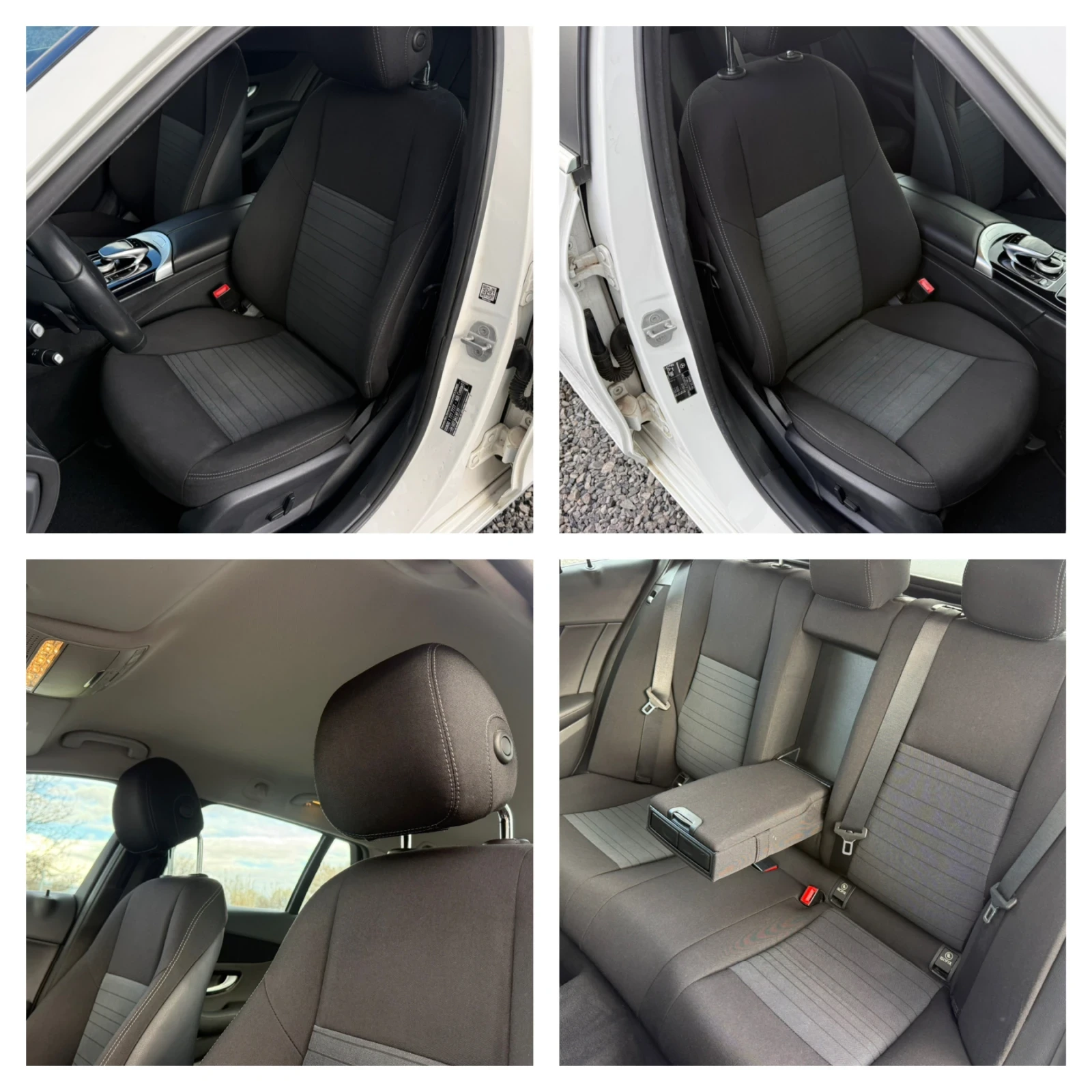 Mercedes-Benz C 200 D (136hp) AMG-line/EU6 /Сменена верига /Нови Гуми/, снимка 14 - Автомобили и джипове - 53878280