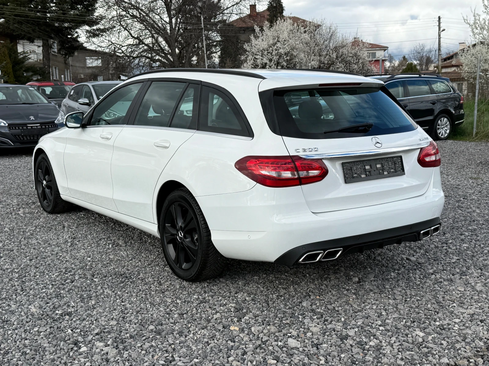 Mercedes-Benz C 200 D (136hp) AMG-line/EU6 /Сменена верига /Нови Гуми/, снимка 6 - Автомобили и джипове - 53878280