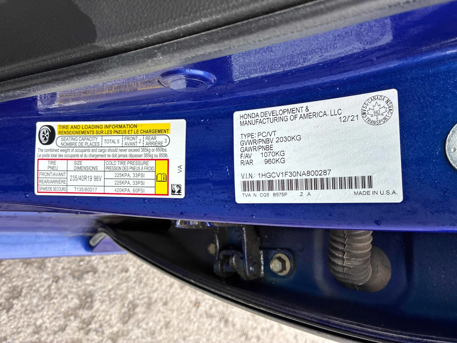 Honda Accord Keyless/Lane Assist/Driver Assist/Camera, снимка 13 - Автомобили и джипове - 54244596