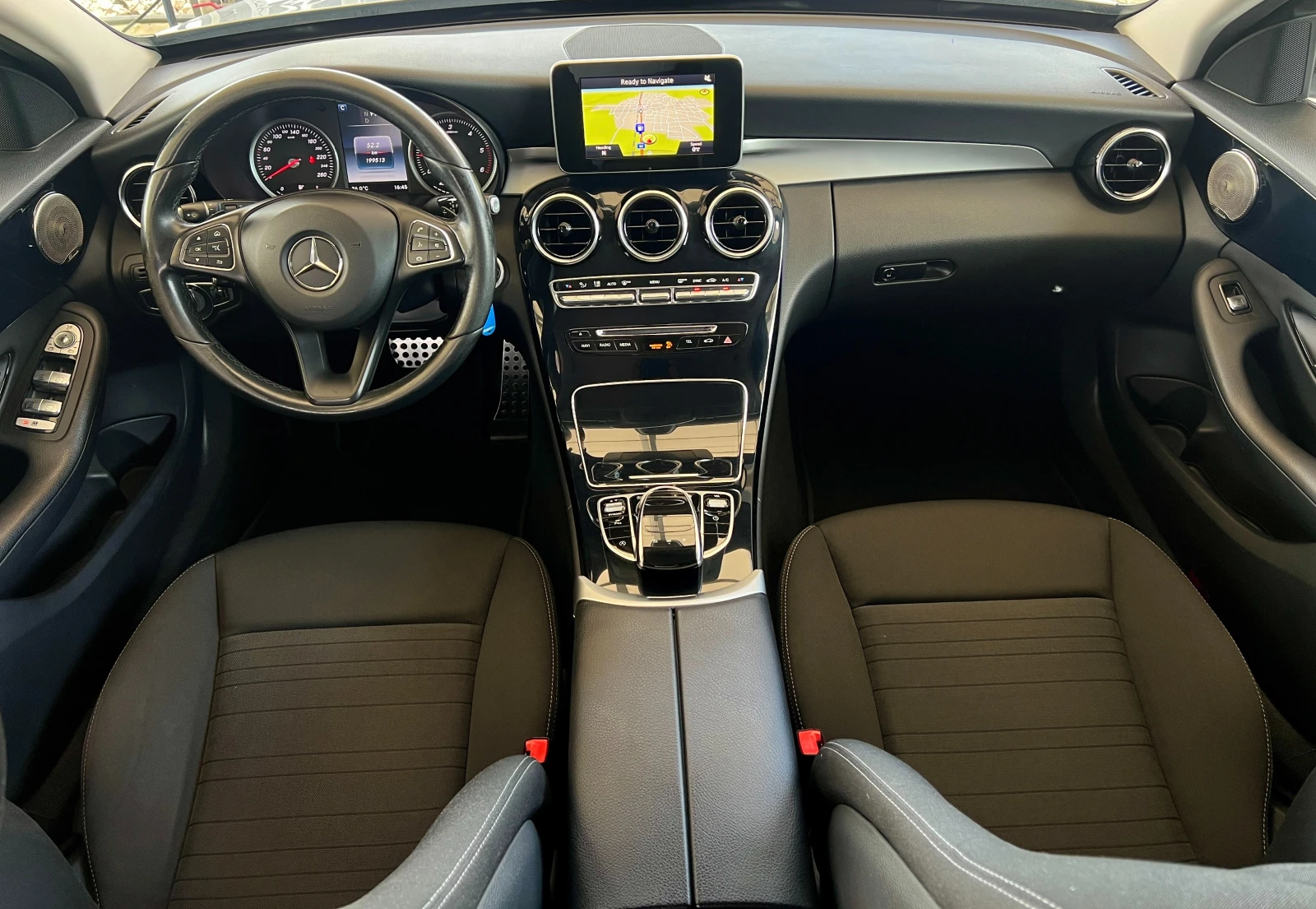 Mercedes-Benz C 200 D /04/2017 г. EURO-6B ЛИЗИНГ, снимка 10 - Автомобили и джипове - 54528750