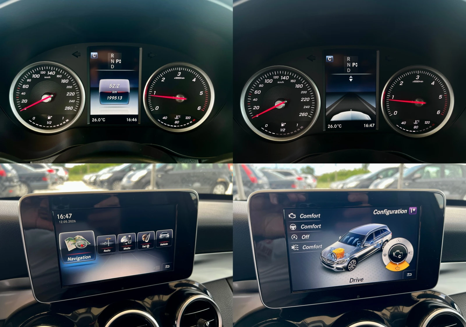 Mercedes-Benz C 200 D /04/2017 г. EURO-6B ЛИЗИНГ, снимка 15 - Автомобили и джипове - 54528750