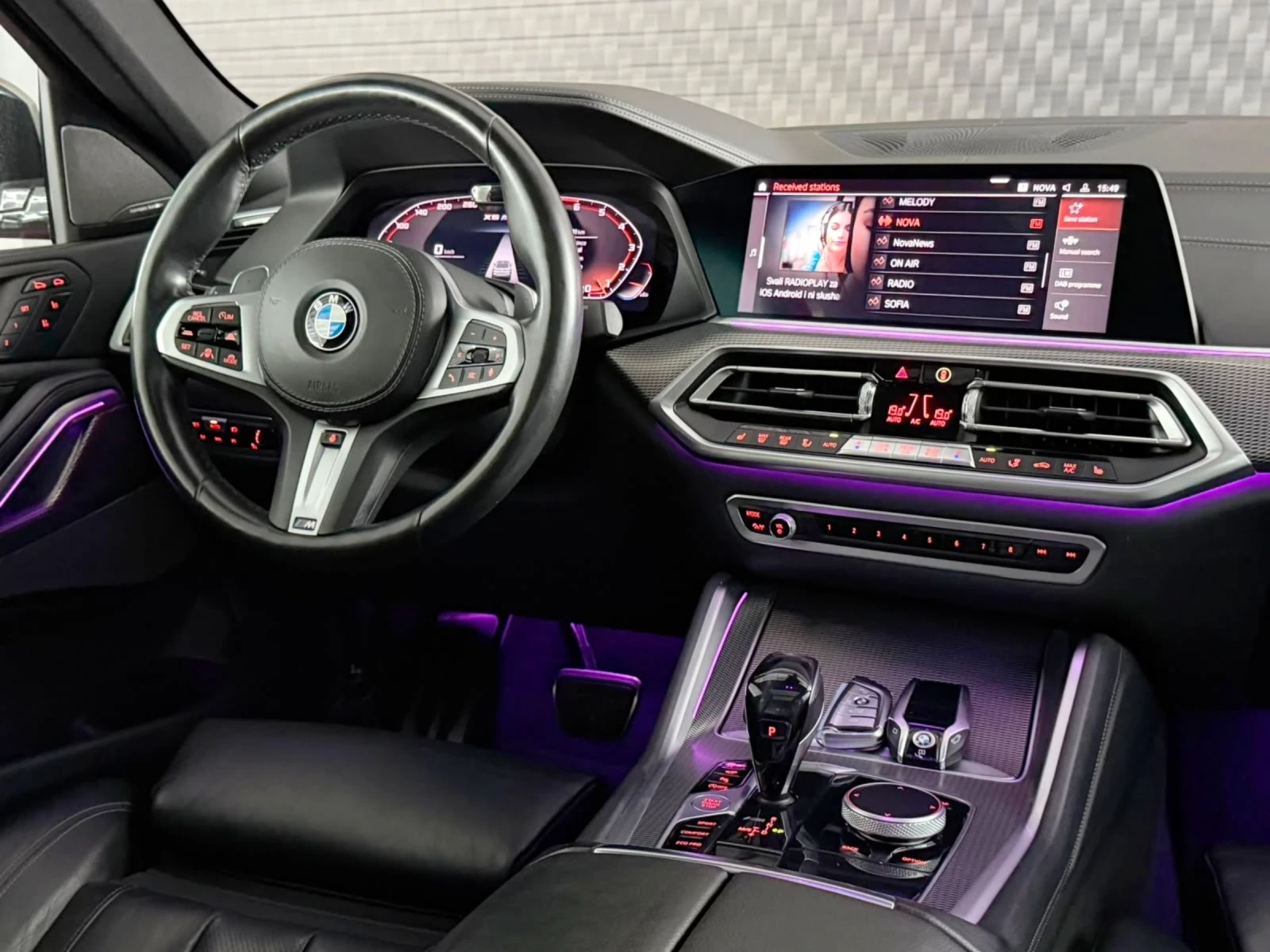 BMW X6  BMW X6 M50i LASER 360HARMAN FULLMAX, снимка 10 - Автомобили и джипове - 54733336