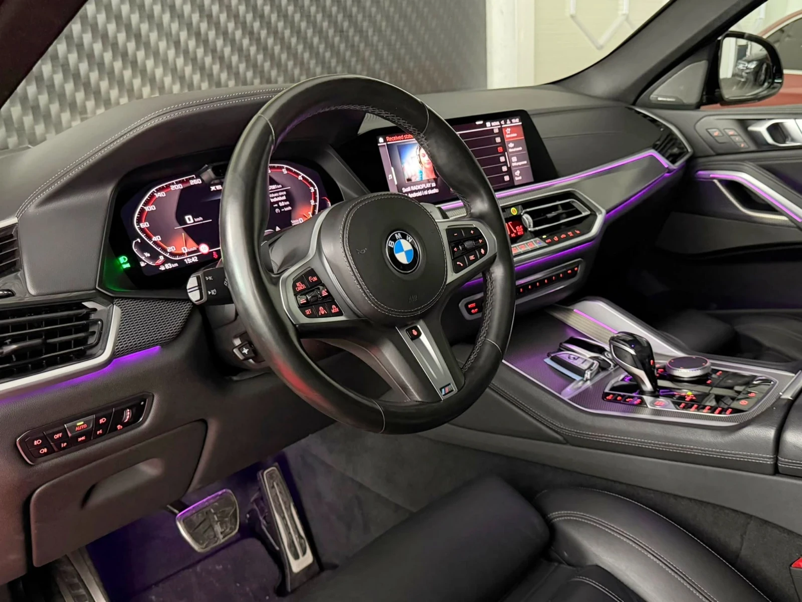 BMW X6  BMW X6 M50i LASER 360HARMAN FULLMAX, снимка 11 - Автомобили и джипове - 54733336