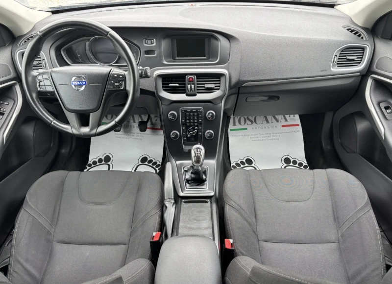 Volvo V40 1.6 D2* 114к.с.* Камера* Euro 5b* Лизин, снимка 6 - Автомобили и джипове - 49841972