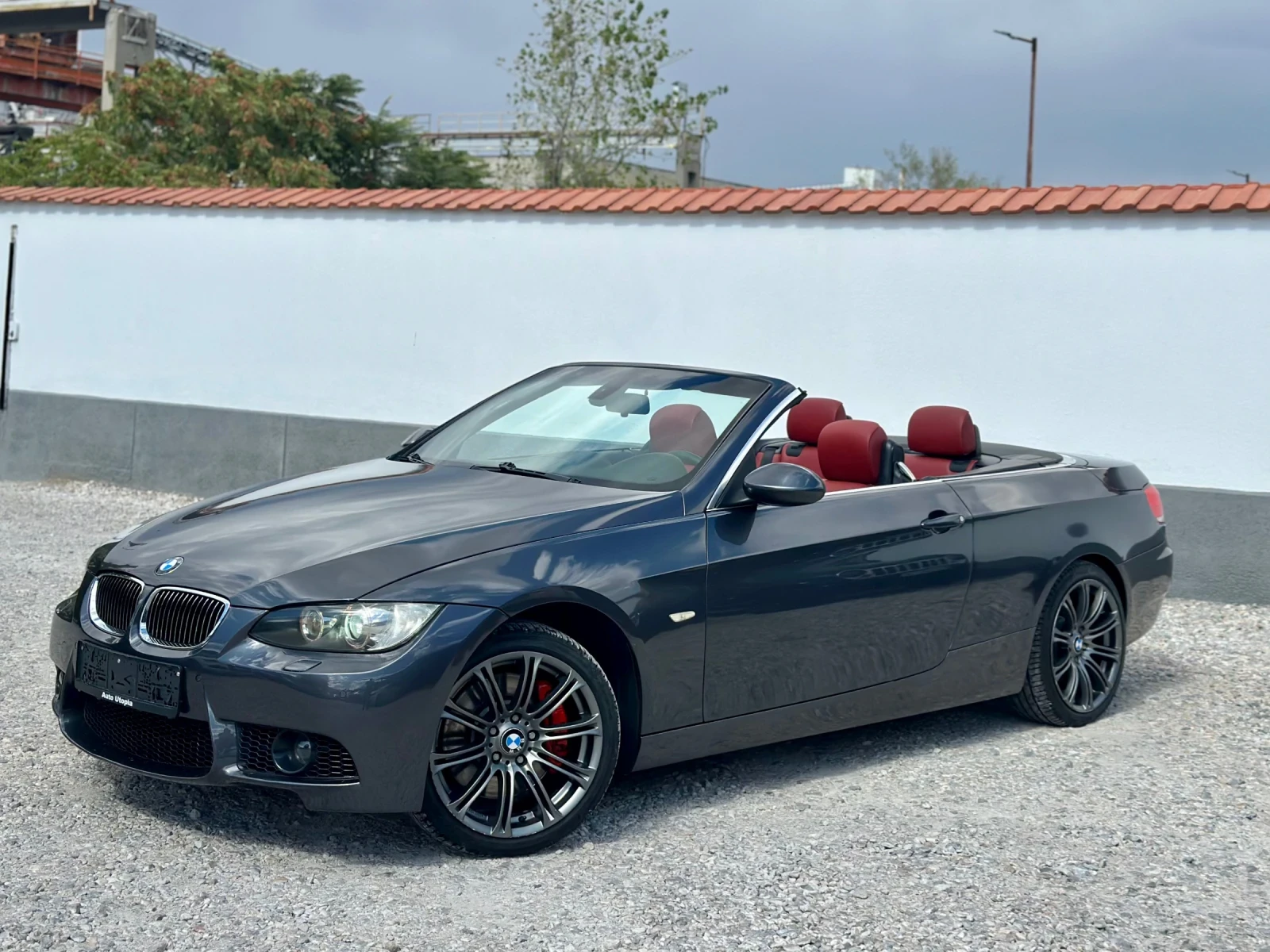 BMW 330 M-PACK/ЧЕРВЕНА КОЖА 