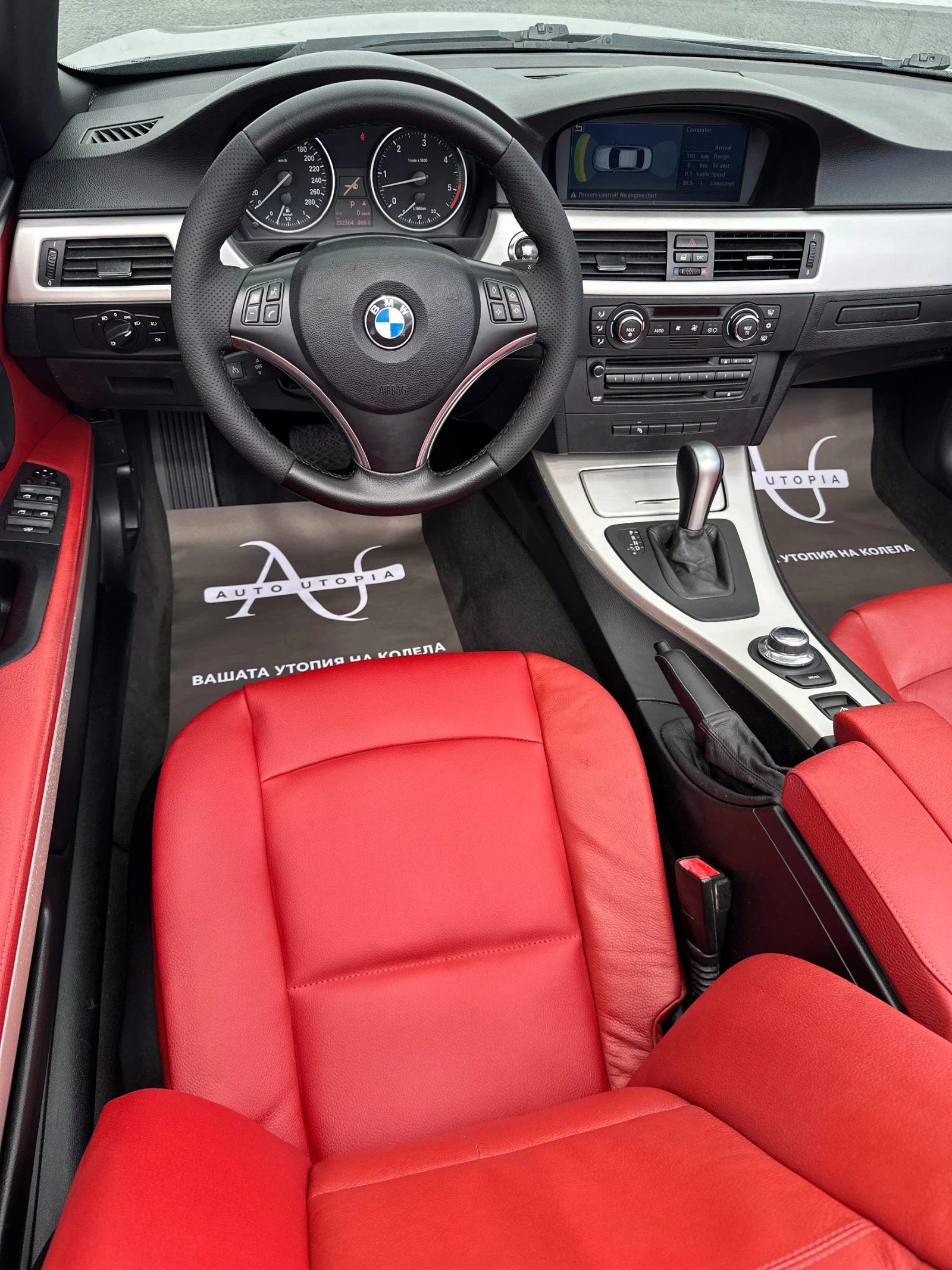 BMW 330 M-PACK/ЧЕРВЕНА КОЖА , снимка 8 - Автомобили и джипове - 56196926
