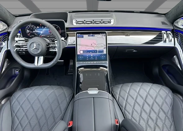 Mercedes-Benz S 450 d Long 4Matic = AMG Line = Гаранция, снимка 7 - Автомобили и джипове - 54760932