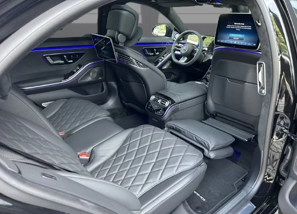 Mercedes-Benz S 450 d Long 4Matic = AMG Line = Гаранция, снимка 11 - Автомобили и джипове - 54760932