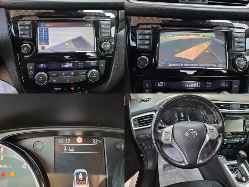 Nissan Qashqai 1.6 dCi* АВТОМАТИК* NAVI* 112500к.м.* CAMERA* LED, снимка 15 - Автомобили и джипове - 50651288