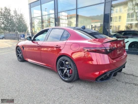 Alfa Romeo Giulia 2.9/V6/510HP/QUADRIFOGLIO/CARBON/H&K/CAM/ACC/146z, снимка 4