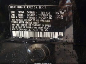 Honda Hr-v 1.8l Awd Touring, снимка 9