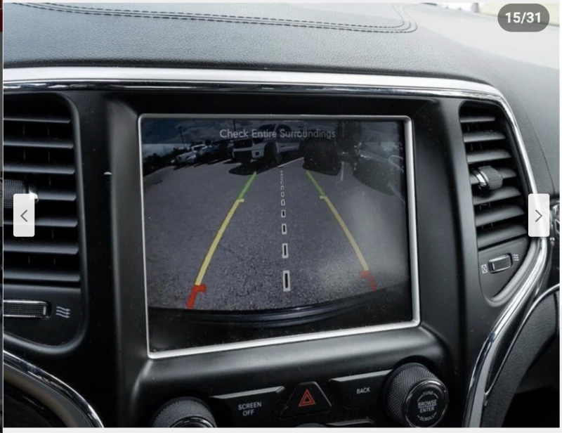 Jeep Grand cherokee 5.7* V8* 8ZF* ПОДГРЕВ* КАМЕРА* КЕЙЛЕС* LANE* ASSIS, снимка 9 - Автомобили и джипове - 51555950