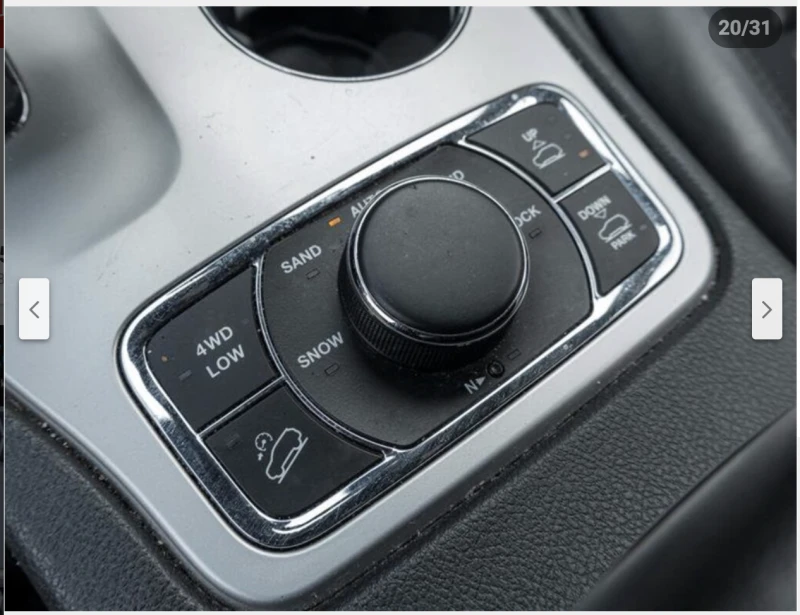 Jeep Grand cherokee 5.7* V8* 8ZF* ПОДГРЕВ* КАМЕРА* КЕЙЛЕС* LANE* ASSIS, снимка 12 - Автомобили и джипове - 51555950