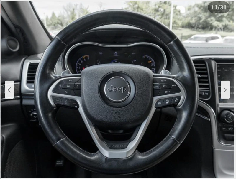 Jeep Grand cherokee 5.7* V8* 8ZF* ПОДГРЕВ* КАМЕРА* КЕЙЛЕС* LANE* ASSIS, снимка 8 - Автомобили и джипове - 51555950