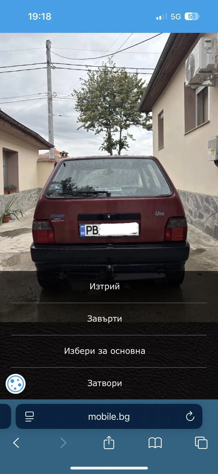 Fiat Uno, снимка 3 - Автомобили и джипове - 55263628