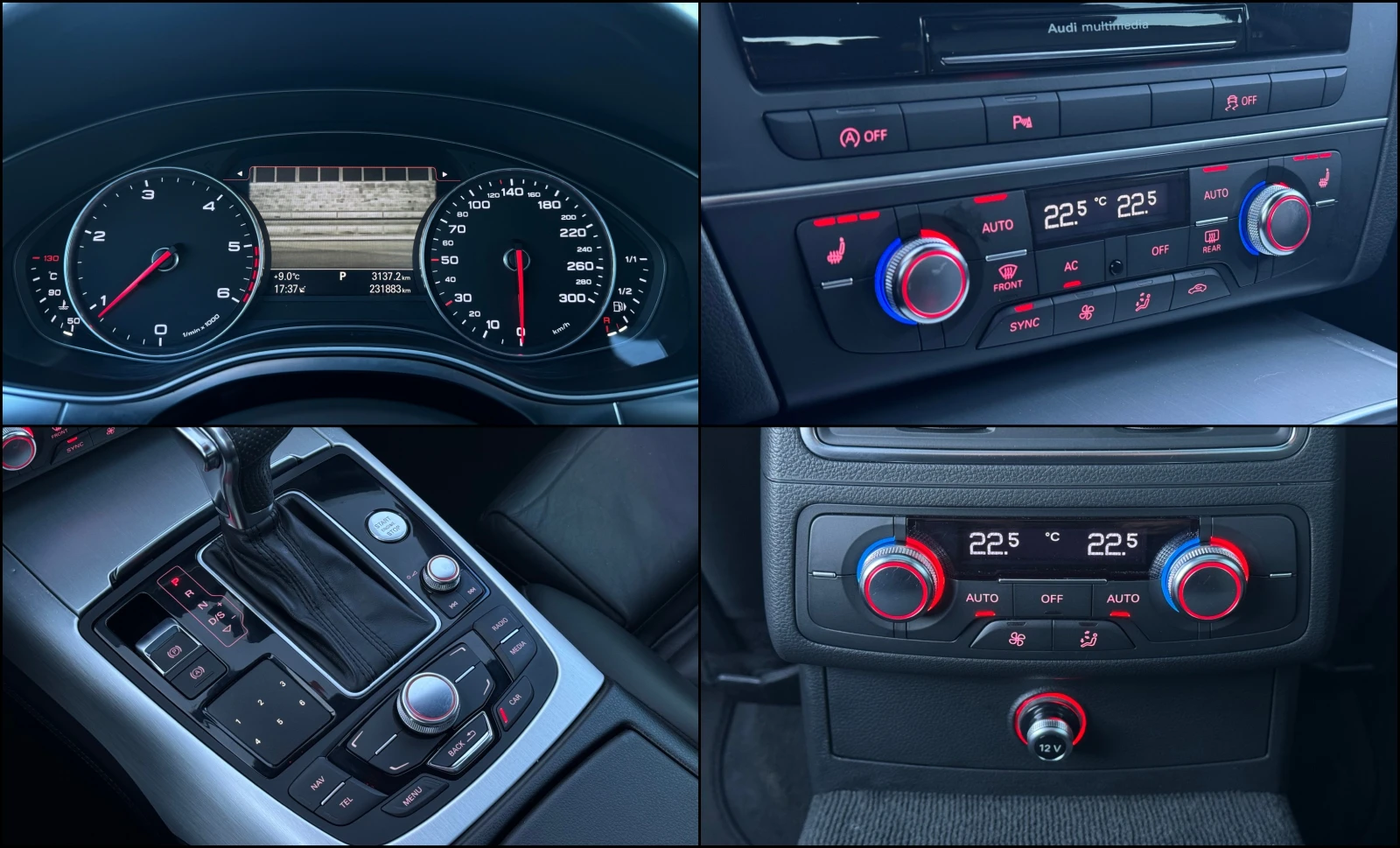 Audi A6 3.0 biTDi ! S Line ! Quattro !, снимка 14 - Автомобили и джипове - 53639564