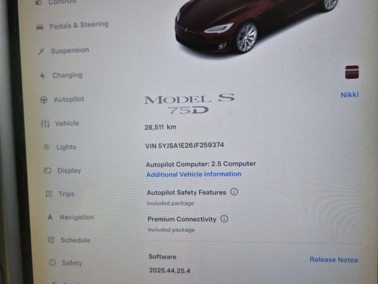 Tesla Model S * 75D AWD * 2 КЛЮЧА* ПАНО* ПОДГРЕВ* , снимка 17 - Автомобили и джипове - 53945306