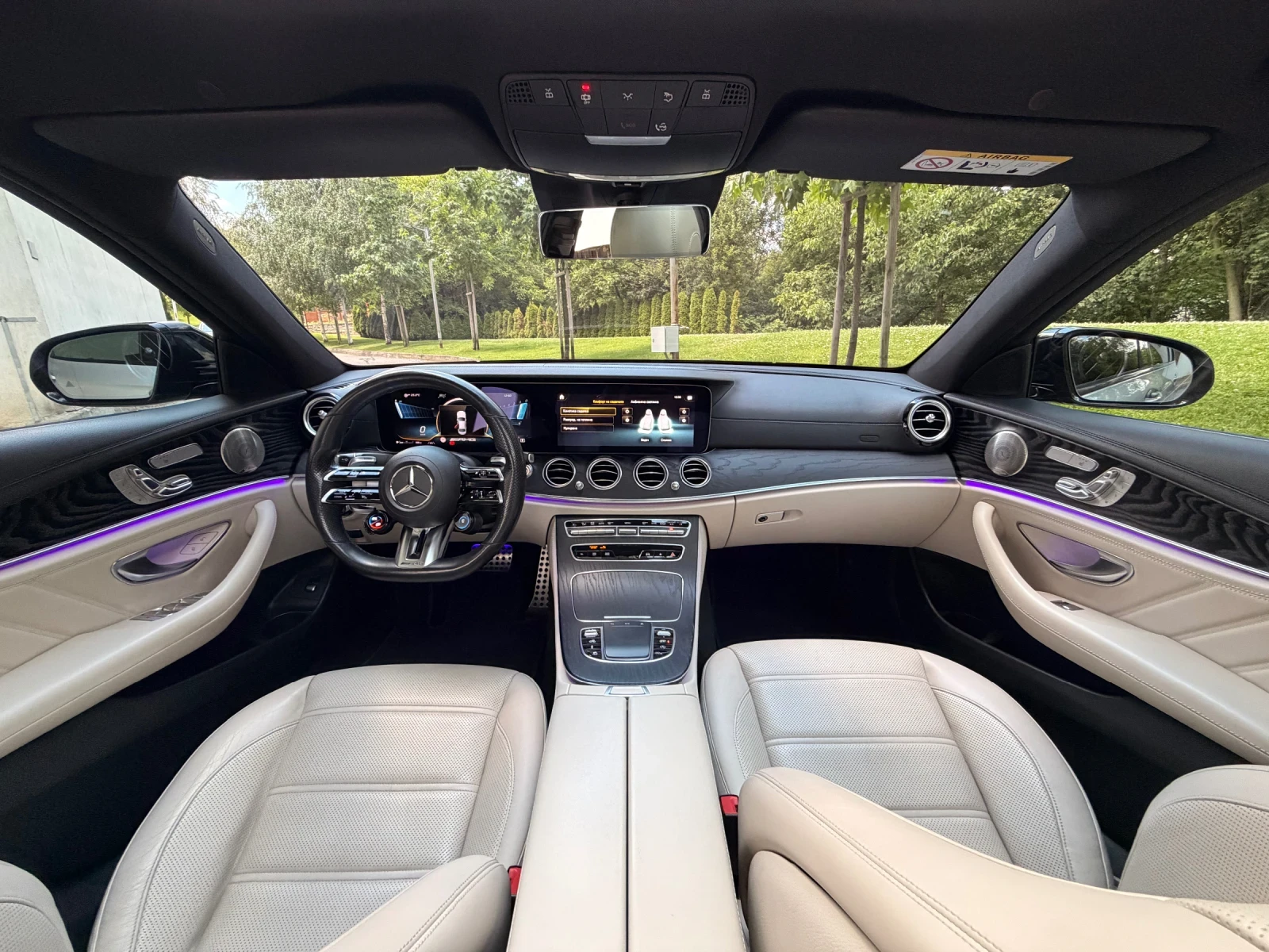 Mercedes-Benz E 53 AMG 4-MATIC + / BURMESTER , снимка 12 - Автомобили и джипове - 55153544