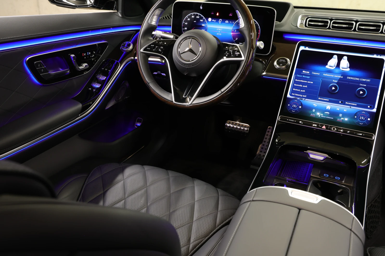 Mercedes-Benz S 350 d 4MATIC Long AMG Line Exklusive Panorama, снимка 8 - Автомобили и джипове - 55281607