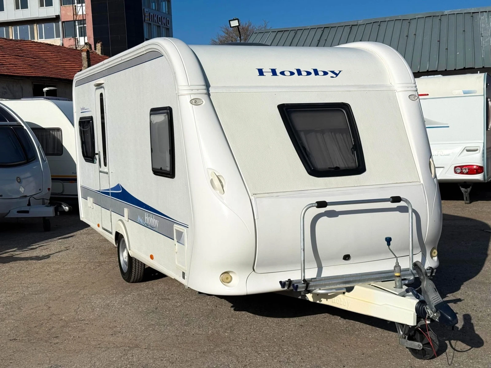 Каравана Hobby Excellent 495 UFe+ Форселт/МОТО МУВЪР/TV