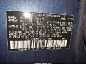 Subaru Ascent 2.4L H-4 DI, DOHC, VVT, TURBO, 260HP All Wheel, снимка 16