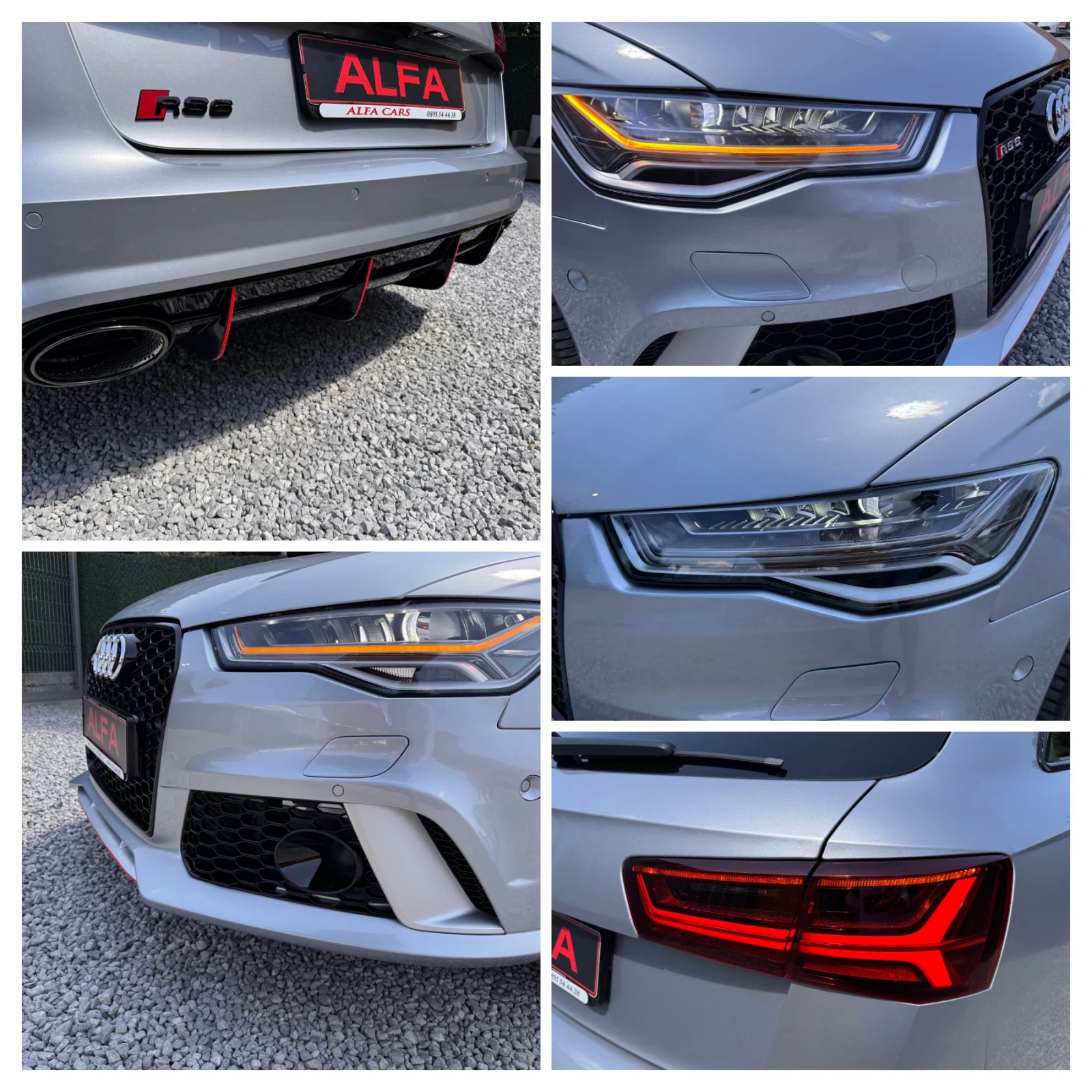 Audi A6 RS6/3.0d/ПОРЪЧКОВА/ВС.ЕКСТРИ/КАТО НОВА///, снимка 7 - Автомобили и джипове - 55617082