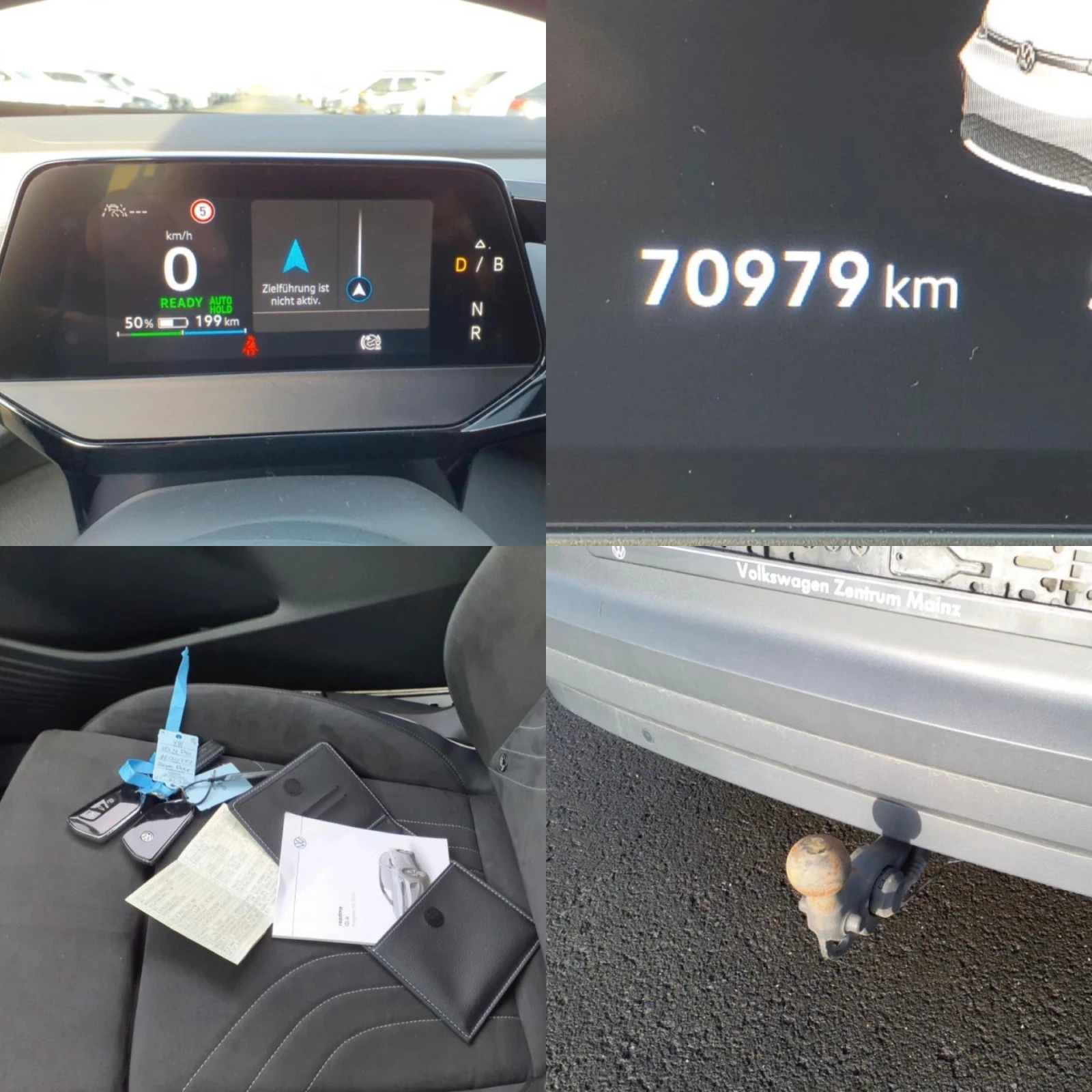 VW ID.4 Pro/82kw/70х.км/SportSeats/Memory/HeadUp/360/Nardo, снимка 7 - Автомобили и джипове - 53987454