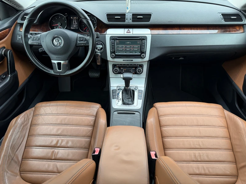 VW Passat CC 2.OTSI АВТОМАТ* ПАНОРАМА* ПОДГРЕВ* КСЕНОН* КОЖА, снимка 9 - Автомобили и джипове - 52669817
