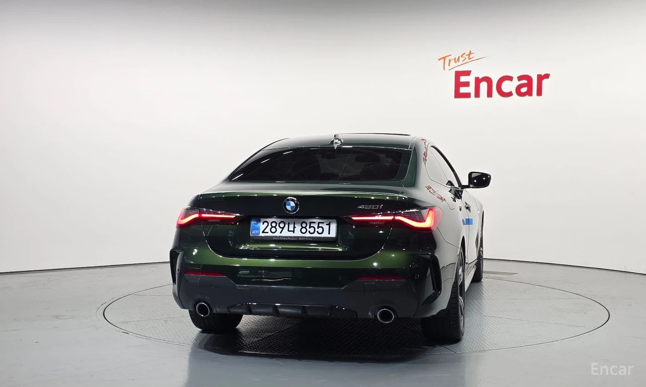 BMW 420 i M SPORT* LASER* DISTRONIC* ОБДУХВАНЕ* КАМЕРА* , снимка 4 - Автомобили и джипове - 54913698