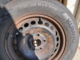 Гуми с джанти Kumho 205/60R15, снимка 4 - Гуми и джанти - 49437623