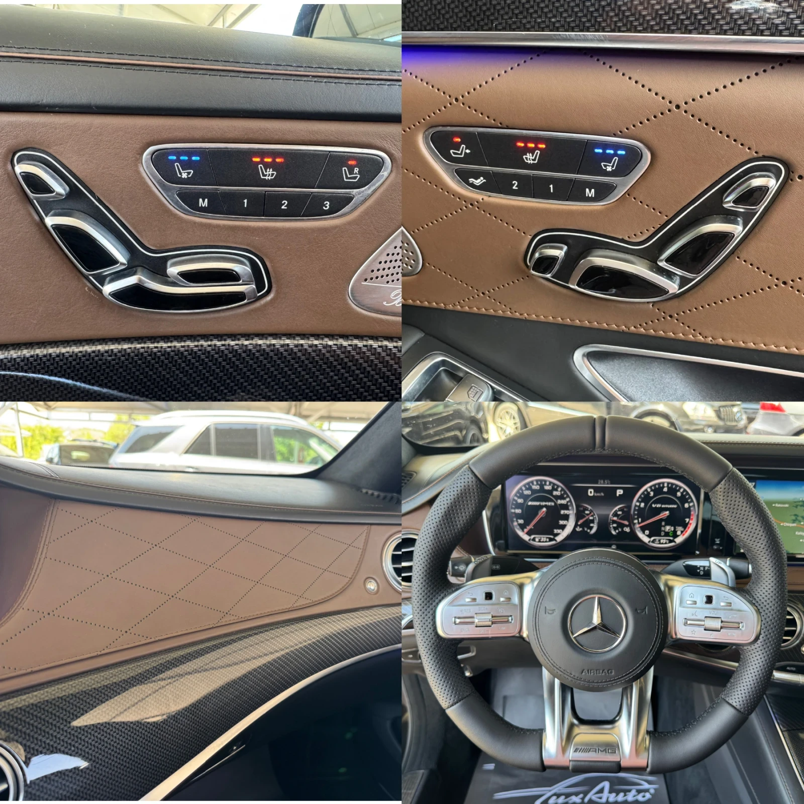 Mercedes-Benz S 63 AMG 4MAT#LONG#FACE#DESIGNO#3D-BURM#FULL FULL | Mobile.bg   13