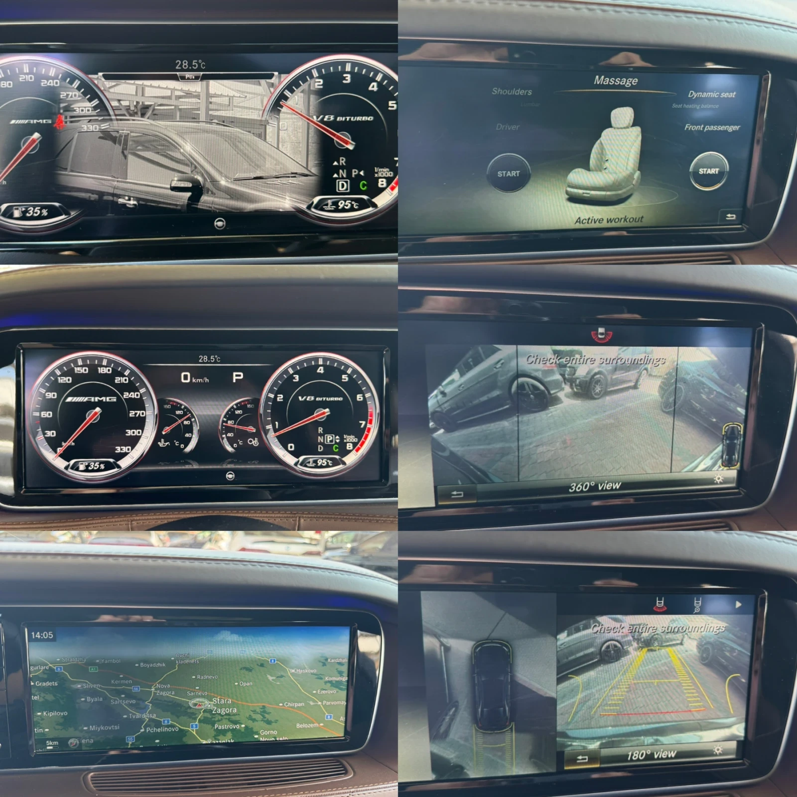 Mercedes-Benz S 63 AMG 4MAT#LONG#FACE#DESIGNO#3D-BURM#FULL FULL | Mobile.bg   16