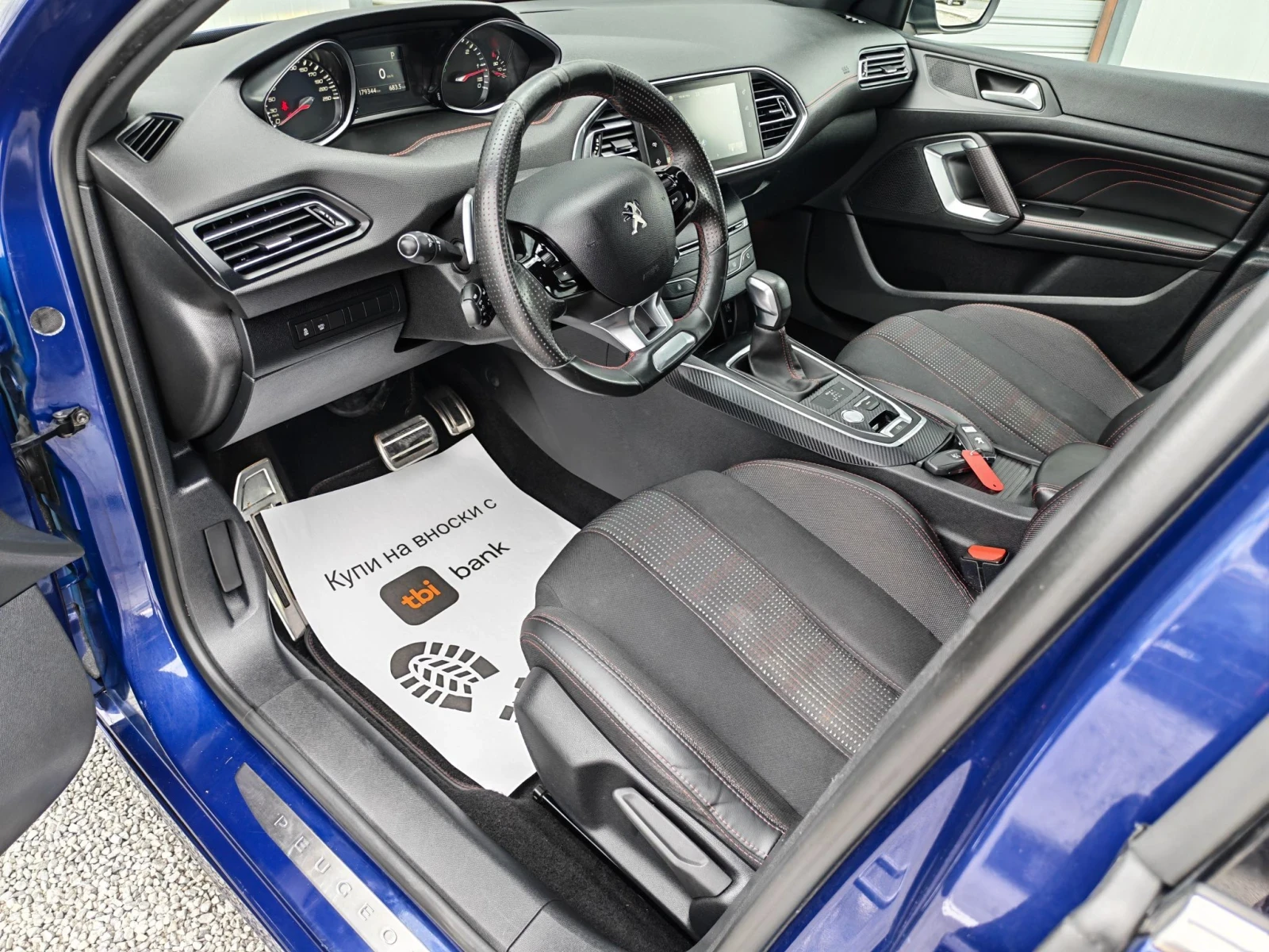 Peugeot 308 1.6BlueHdi Gt-line Euro6 Navi FullLed , снимка 8 - Автомобили и джипове - 56182297