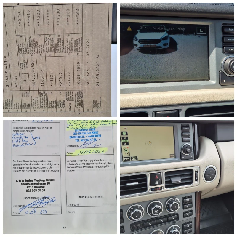 Land Rover Range rover 3.6-272кс.4Х4, NAVY, снимка 17 - Автомобили и джипове - 50025182