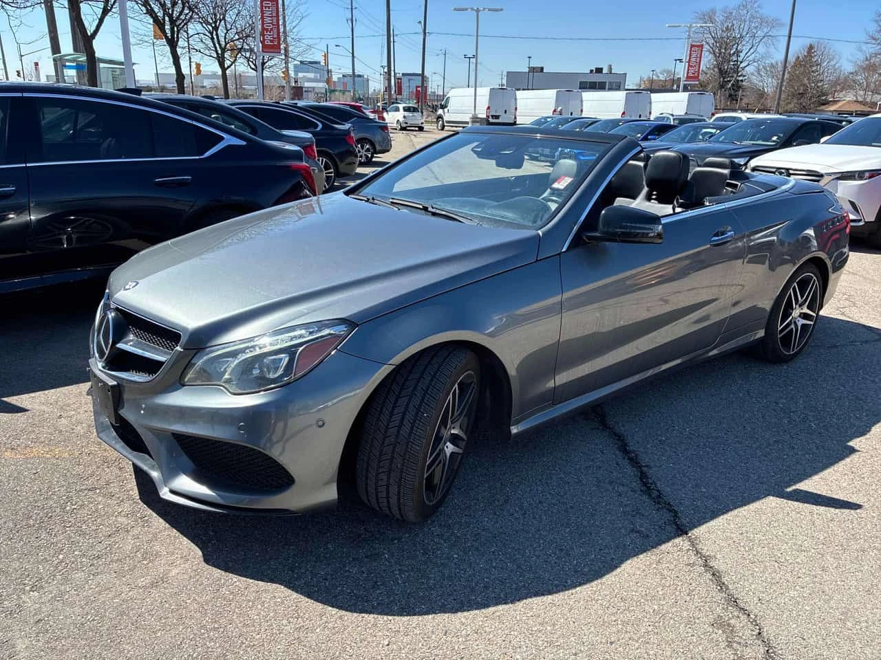 Mercedes-Benz E 55 Cabriolet * ОБДУХВАНЕ * ПОДГРЕВ * ПРЕДСТАВИТЕЛСТВО